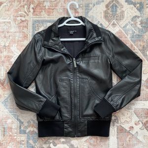 Faux Leather Jacket